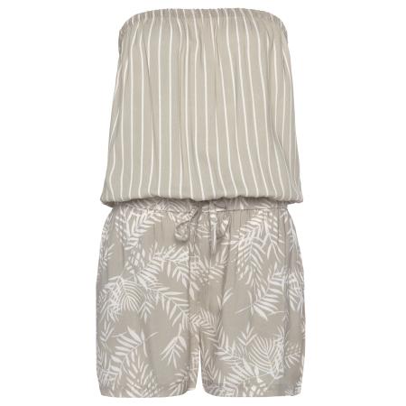 Lascana LASCANA Jumpsuit grijs / wit