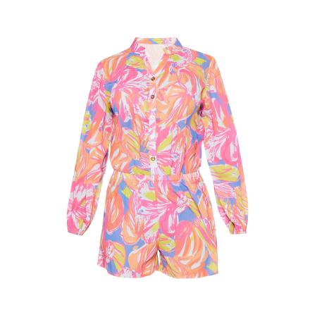 FELIPA FELIPA Jumpsuit Spring Summer azuur / mosterd / lichtoranje / pink