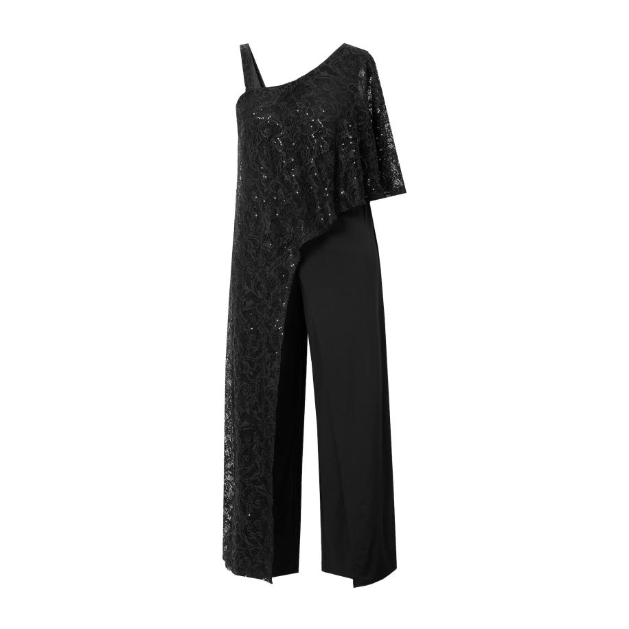 Ulla Popken Ulla Popken Jumpsuit zwart -