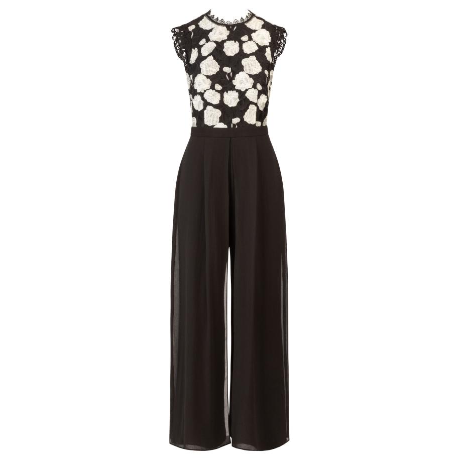 Kraimod Kraimod Jumpsuit zwart / wit -