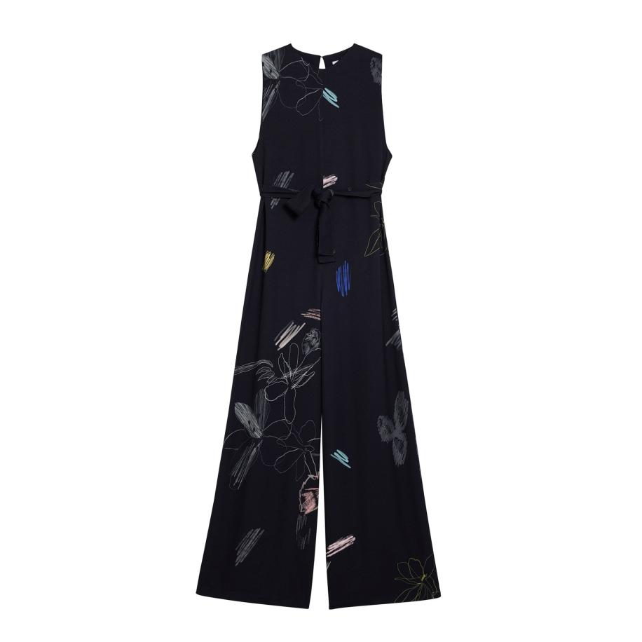Desigual Desigual Jumpsuit gemengde kleuren / zwart -