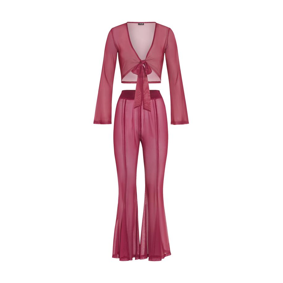 Lascana LSCN by LASCANA Jumpsuit wijnrood -