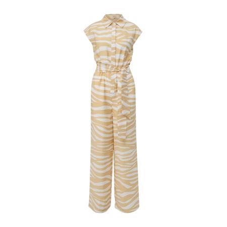 s.Oliver s.Oliver Jumpsuit camel / wit