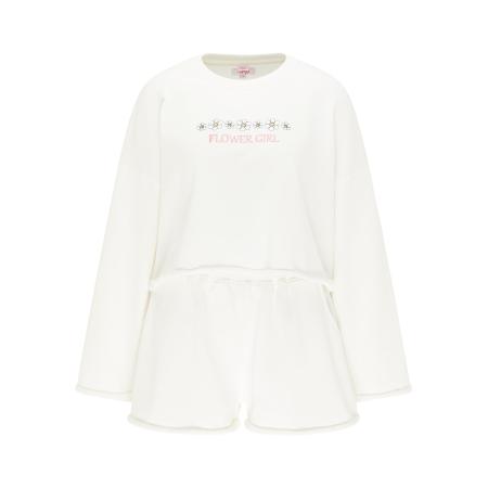 MYMO MYMO Jumpsuit pink / wit