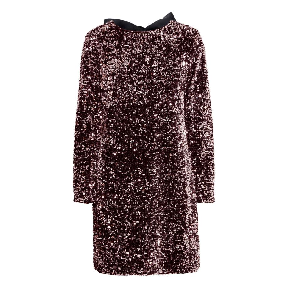 b.young b.young Cocktailjurk wijnrood / zwart -
