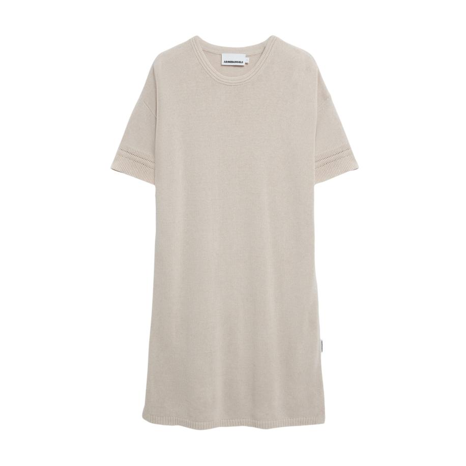 Armedangels ARMEDANGELS Gebreide jurk wit -