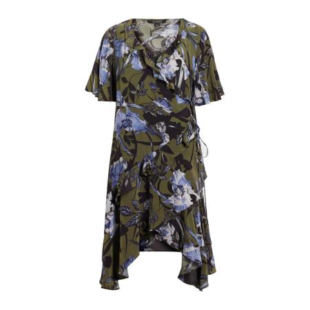 AllSaints AllSaints Jurk MEAGAN opaal / lichtblauw / donkergroen / zwart