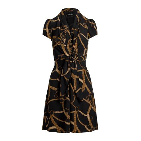 Lauren Ralph Lauren Lauren Ralph Lauren Jurk ombergrijs / zwart