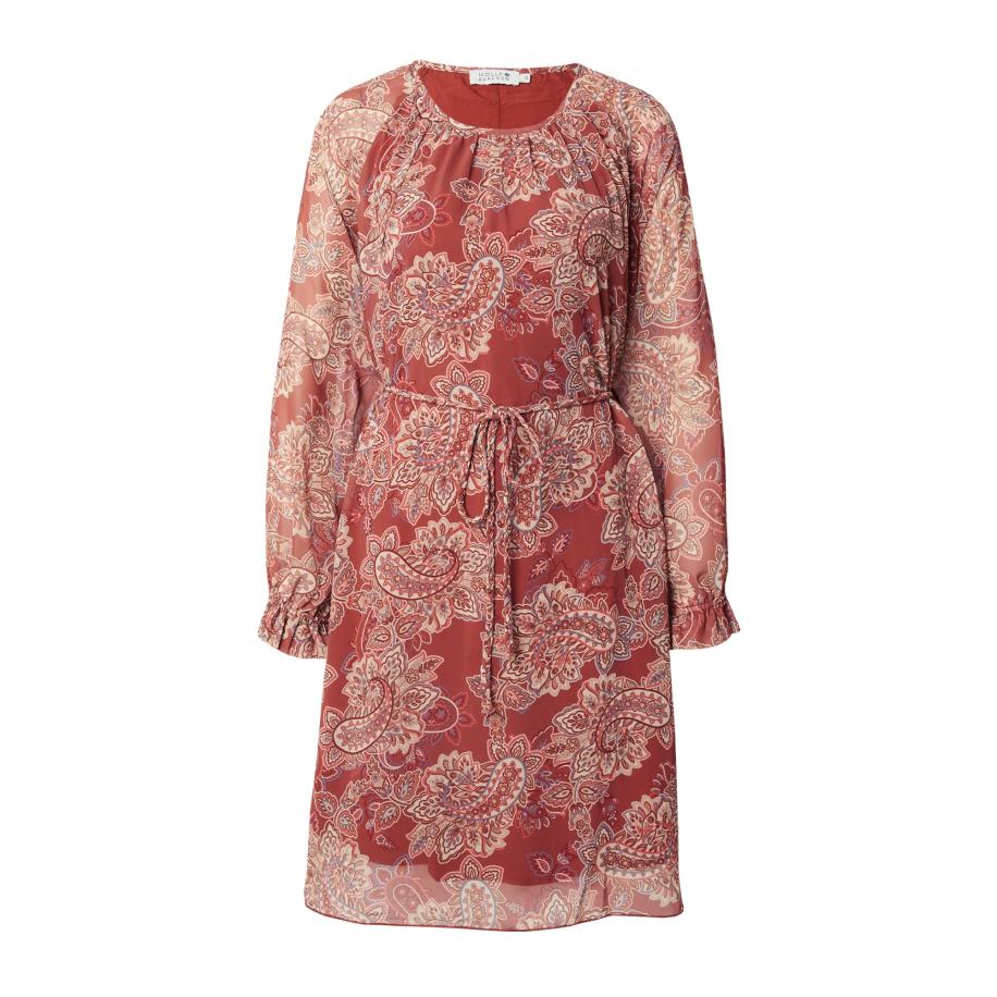 Molly Bracken Molly BRACKEN Jurk sand / blauw / roestbruin -