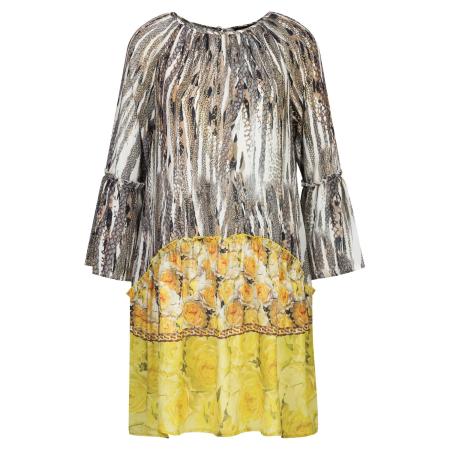 Dine'n'Dance DinenDance Zomerjurk Yade bruin / geel