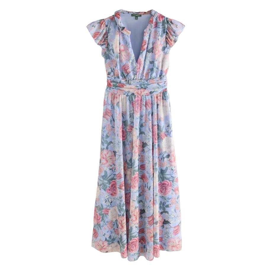 Next Next Zomerjurk Kew blauw / lichtblauw / groen / rosa -