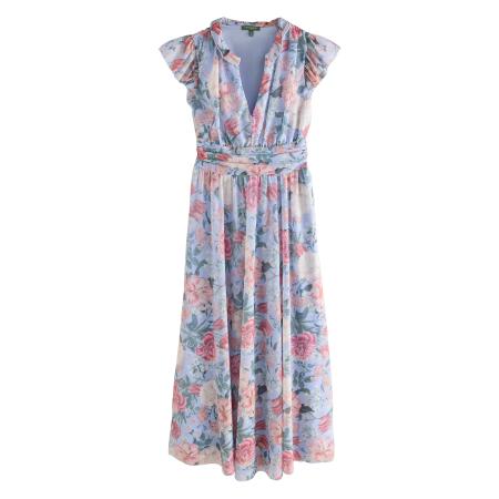 Next Next Zomerjurk Kew blauw / lichtblauw / groen / rosa