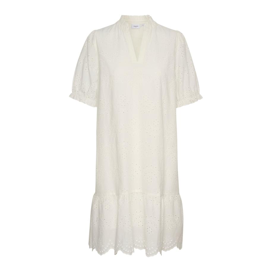 Saint Tropez SAINT TROPEZ Jurk GeleksaSZ wit -