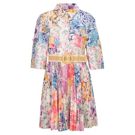 Dine'n'Dance DinenDance Zomerjurk Yulli blauw / lila / oudroze