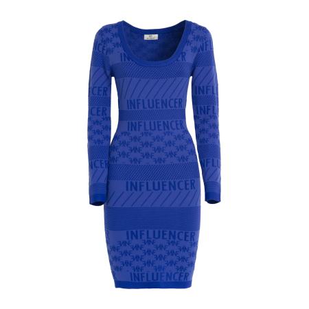 Influencer Influencer Jurk royal blue/koningsblauw