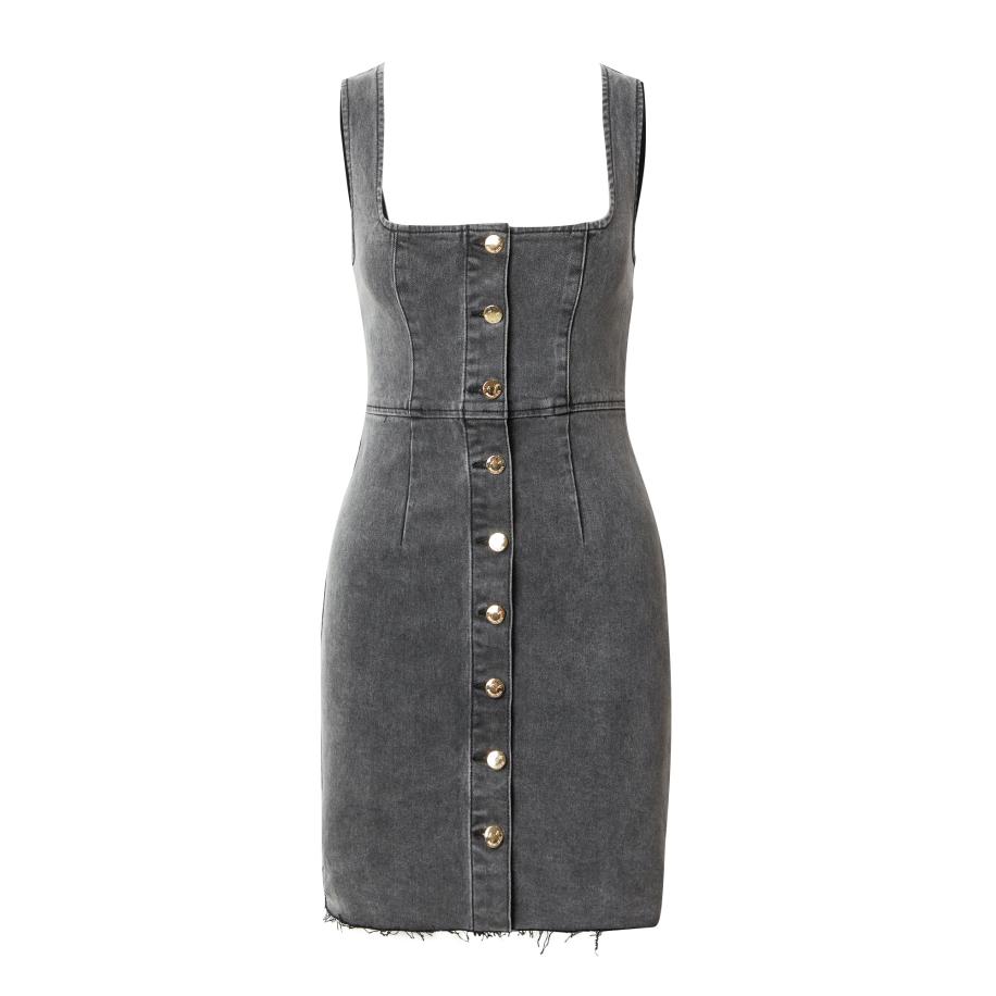 Hoermanseder Hoermanseder Jurk Lani donkergrijs -