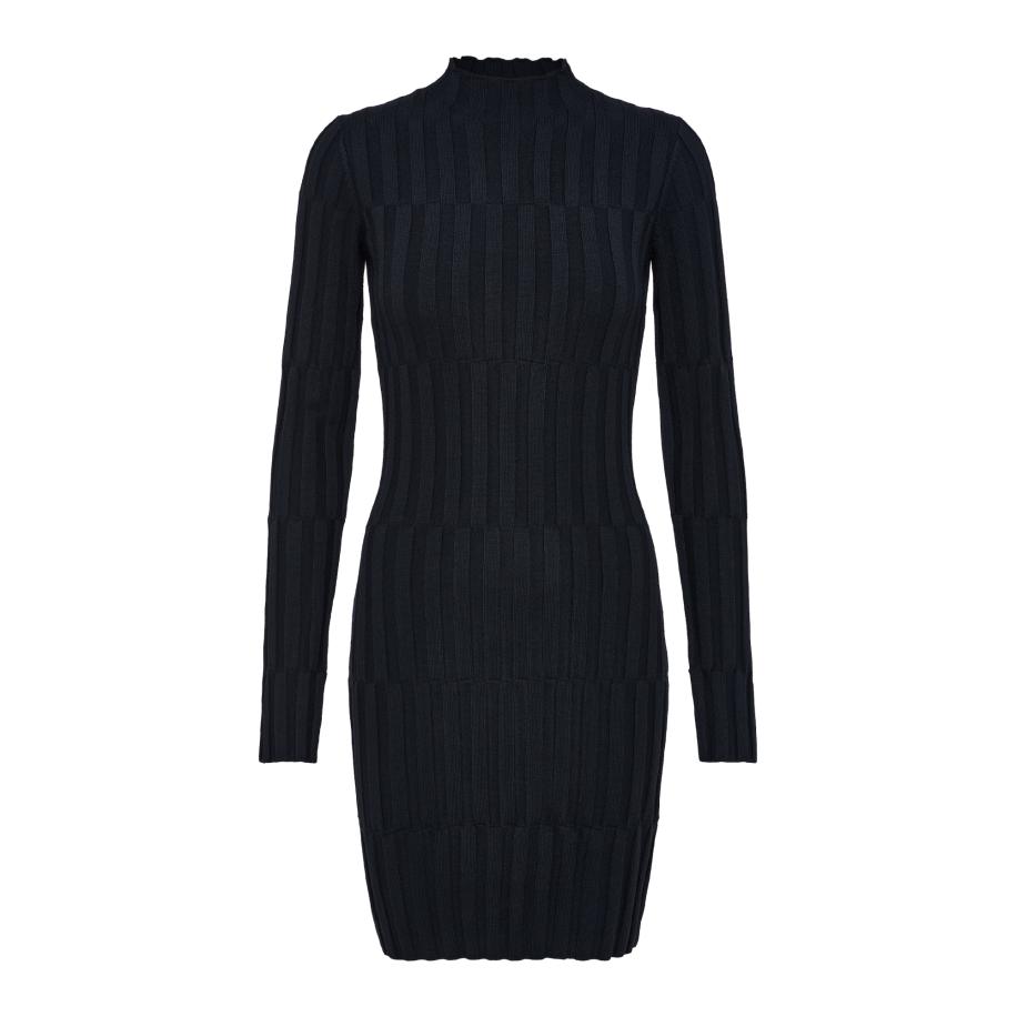 LeGer By Lena Gercke LeGer by Lena Gercke Gebreide jurk zwart -