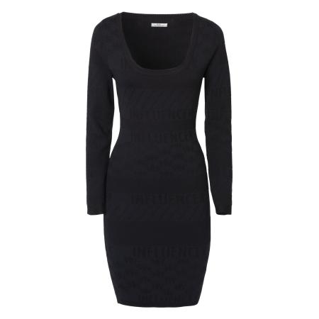 Influencer Influencer Jurk zwart