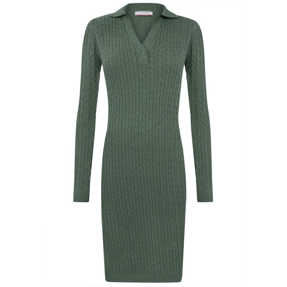 Felix Hardy Felix Hardy Gebreide jurk groen -