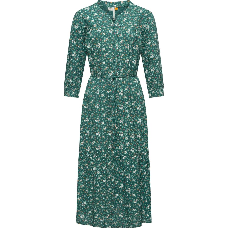 Ragwear Ragwear Blousejurk Meve pastelgroen / donkergroen / oranje / pink / wit -