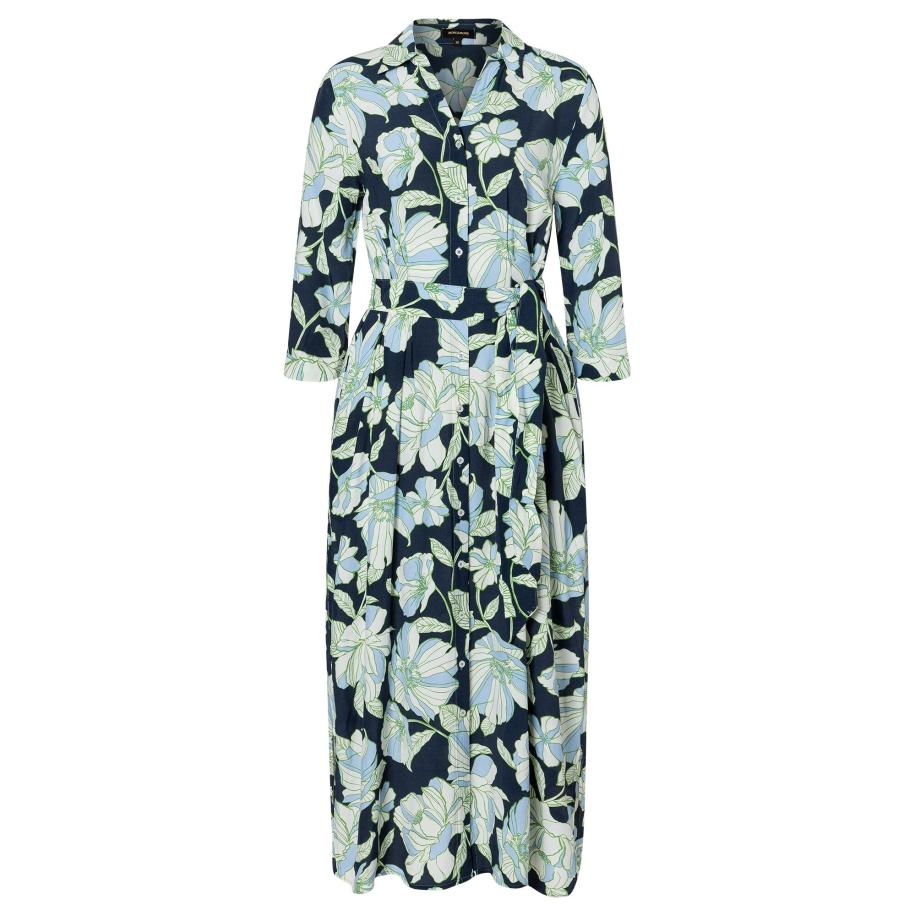 More & More MORE & MORE Blousejurk blauw / marine / groen / wit -