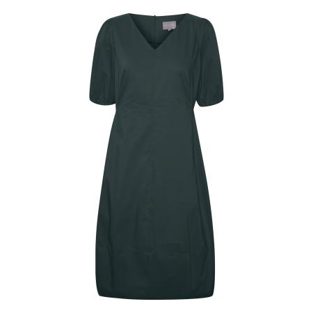 Culture CULTURE Jurk Antoinett donkergroen