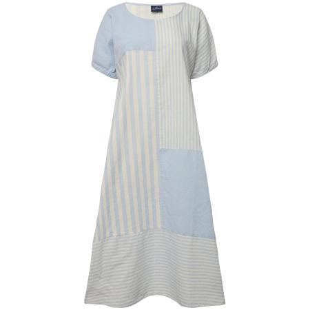LAURASØN LAURASØN Jurk lichtblauw / wit