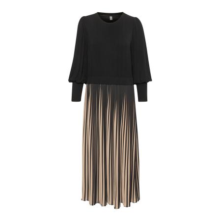 Culture CULTURE Jurk CU Carly goud / zwart