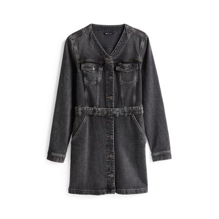 Tommy Jeans Jurk black denim