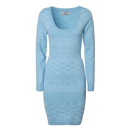 Influencer Influencer Jurk blauw