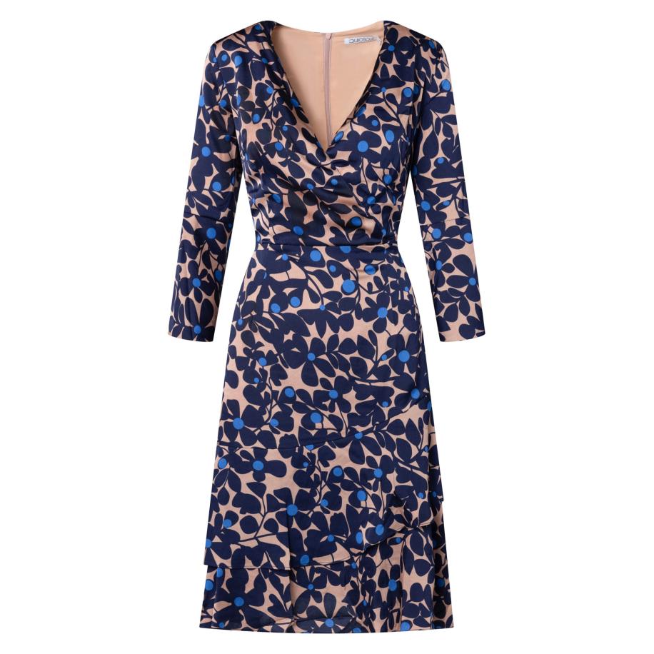 Quiosque Quiosque Jurk 4TC004 nachtblauw / pink -