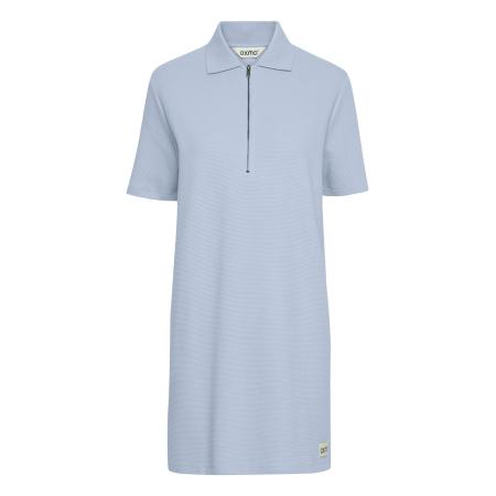 Oxmo Oxmo Blousejurk blauw / lichtblauw / wit