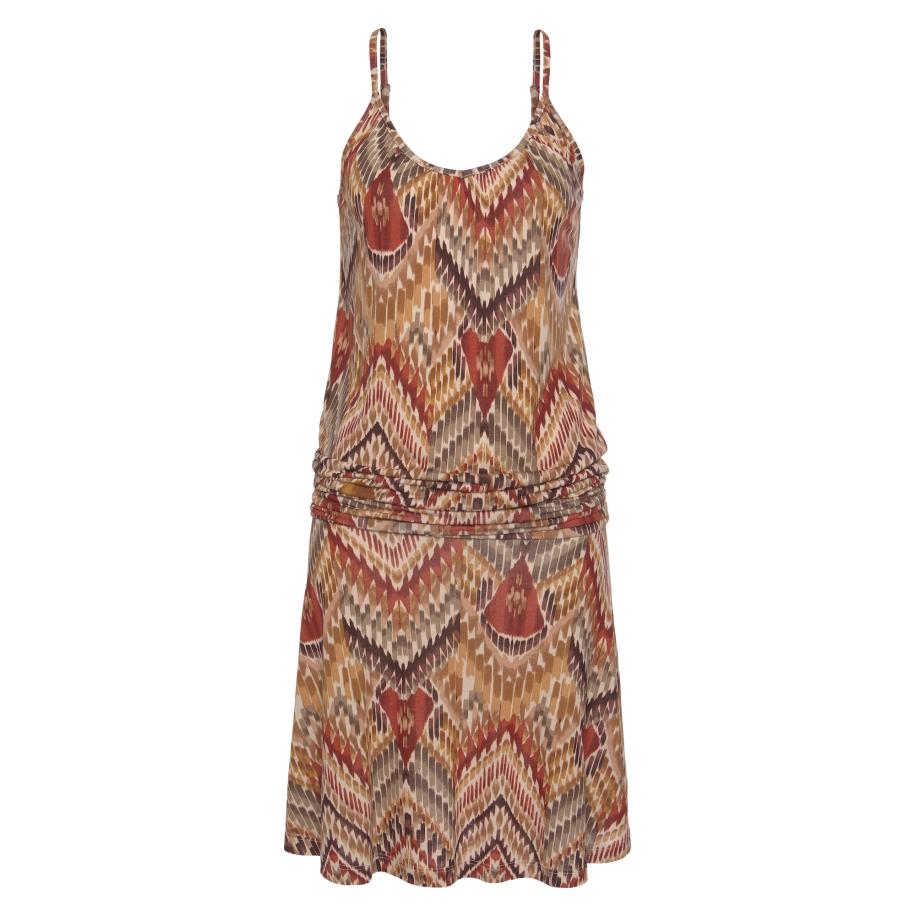 Lascana LASCANA Jurk beige / bruin / mosterd -