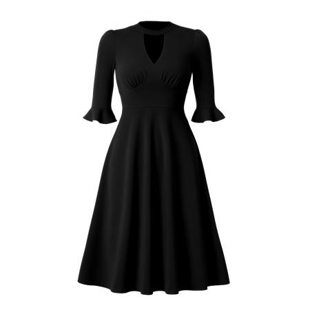 Goddiva GODDIVA Jurk zwart