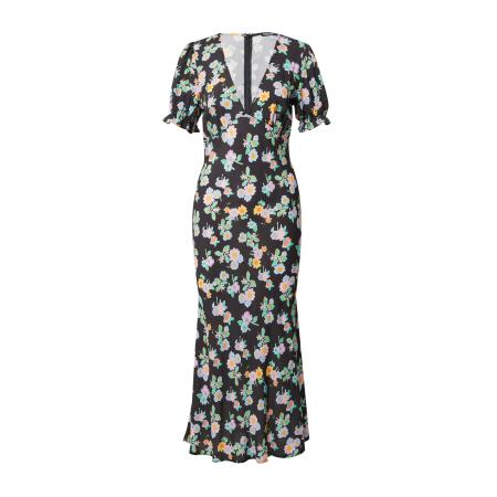 Nasty Gal Jurk mintgroen / oranje / oudroze / zwart