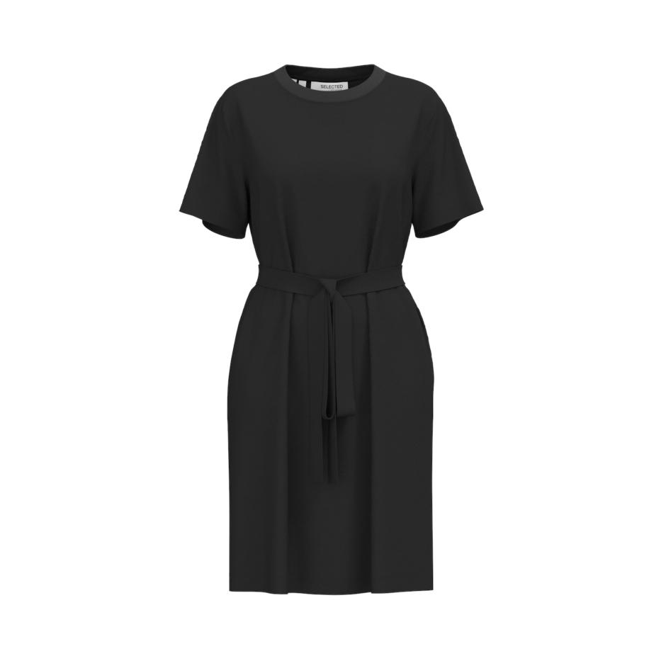 Selected SELECTED Jurk ESSENTIAL zwart -