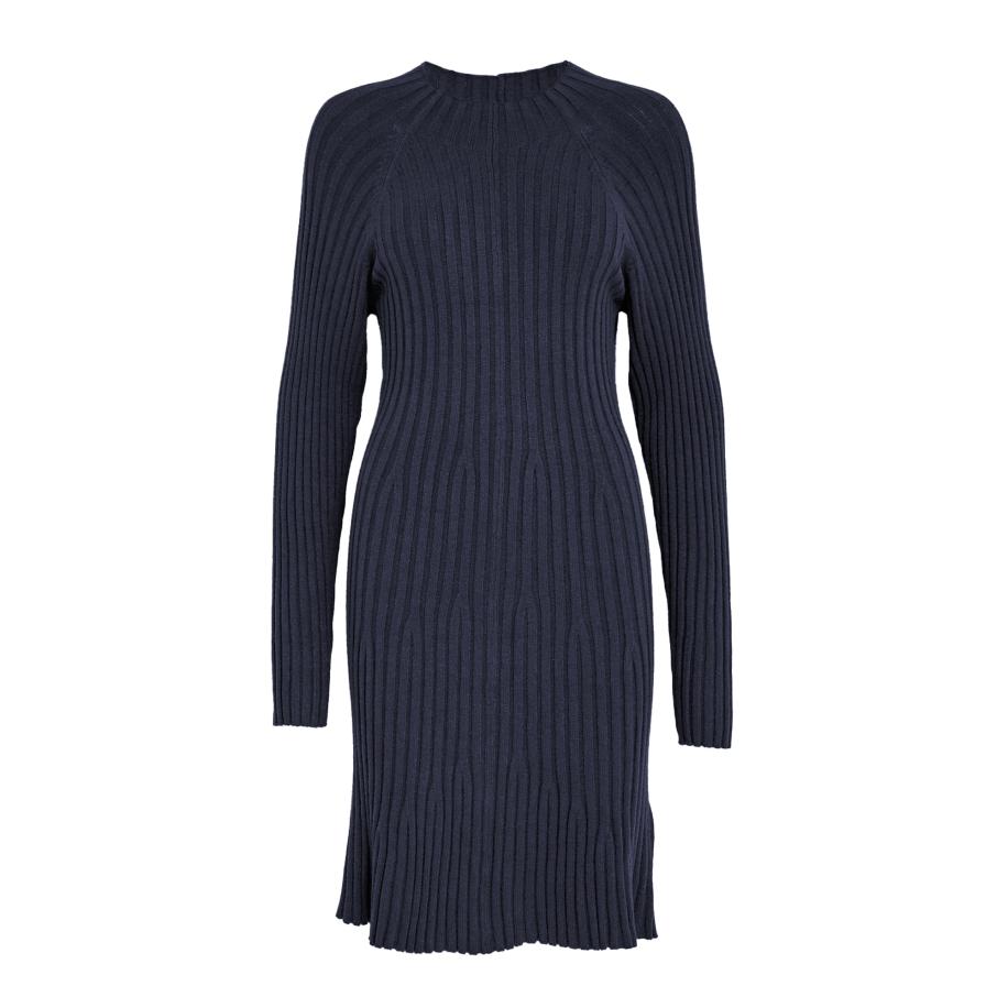 Peppercorn Peppercorn Gebreide jurk Anna navy -