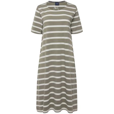 LAURASØN LAURASØN Jurk groen / wit