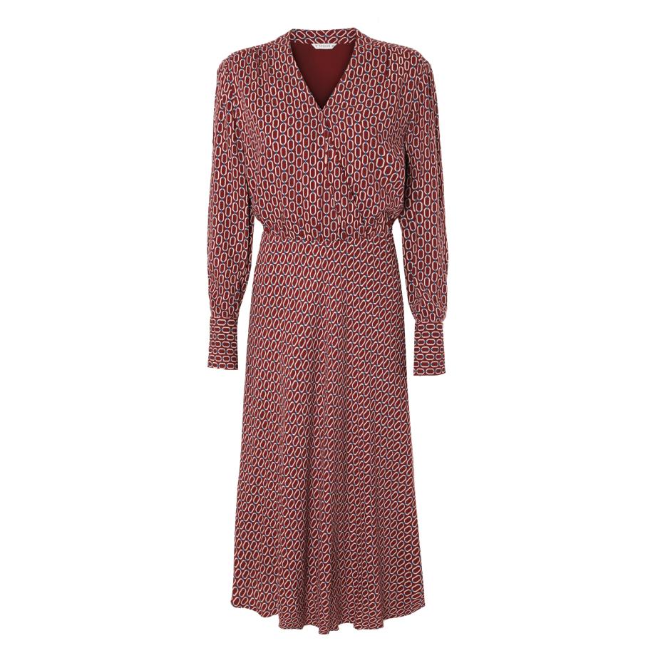 TATUUM TATUUM Jurk DEBERA blauw / donkerrood -