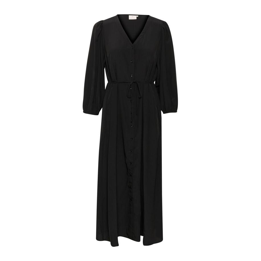 Kaffe Blousejurk Dorit zwart Zwart