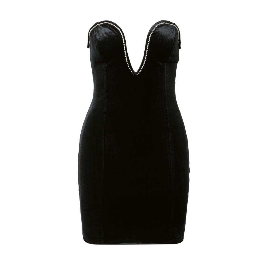 Misspap Misspap Cocktailjurk zwart -