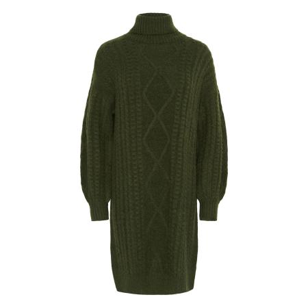 Cream Cream Gebreide jurk Pumpkin donkergroen