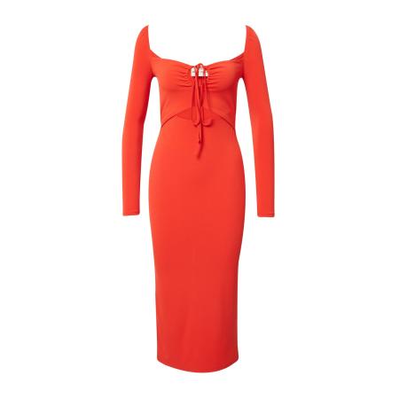 A LOT LESS A LOT LESS Jurk Eliza lichtrood