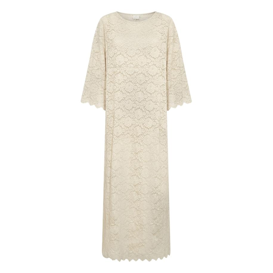 Kaffe Kaffe Avondjurk offwhite -