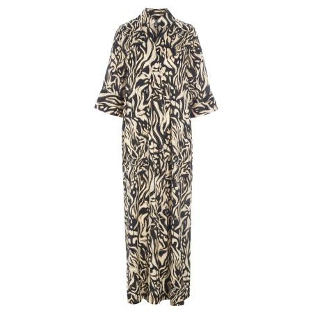 Dea Kudibal Dea Kudibal Blousejurk Helgadea beige / zwart