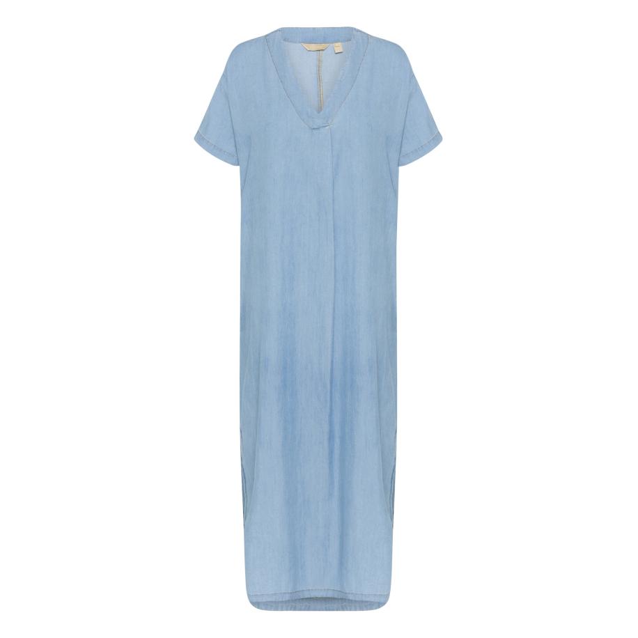 Culture CULTURE Jurk Citha Aurelia blauw denim -