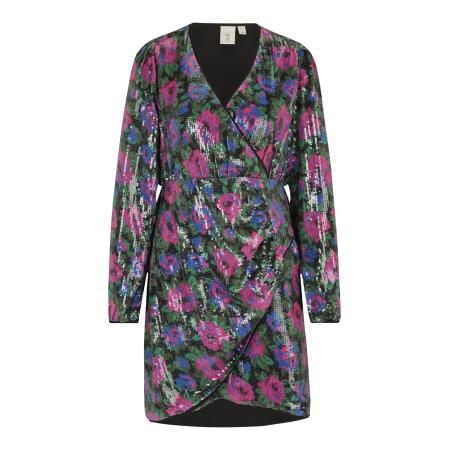 YAS YAS Petite Jurk LIVO blauw / groen / pink / zwart