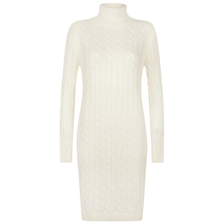 Felix Hardy Felix Hardy Gebreide jurk ecru -