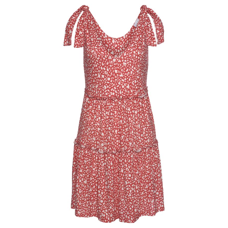 BEACH TIME BEACH TIME Zomerjurk rood / wit -