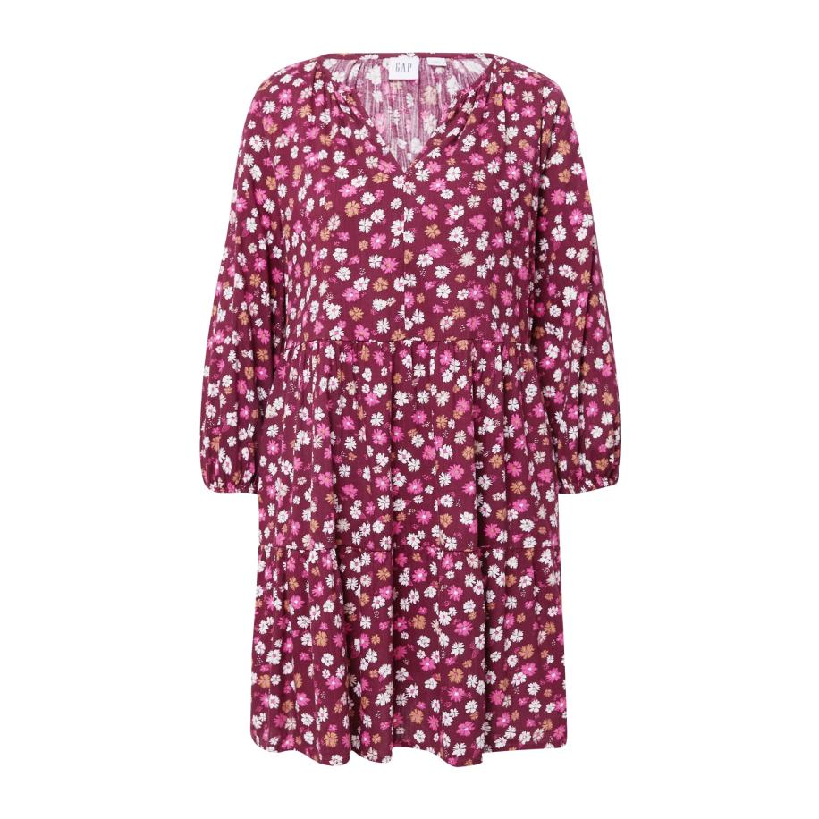 GAP GAP Jurk curry / bessen / lichtroze / wit -